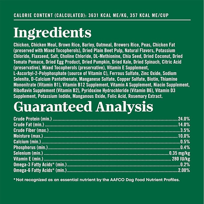Nutro Natural Choice Adult Dry Dog Food, Chicken & Brown Rice Recipe, 36 lb. Bag