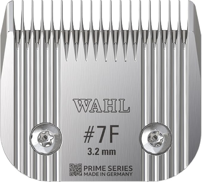 Wahl Pro Animal Prime Series Blades - Professional Fine Tooth Pet Clipper for Horse, Cat & Dog Grooming - Made from High-Carbon Steel - #7, 3.2mm