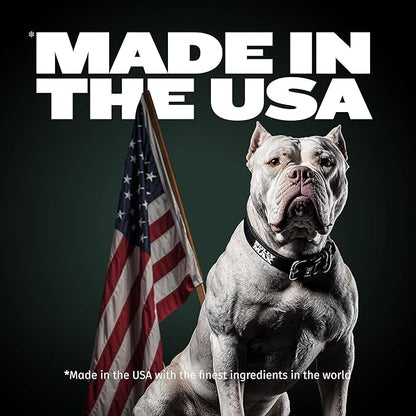 Bully Max Dry Dog Food for Adults & Puppies - High Protein & Fat for Muscle & Weight Gain - High Performance Dog Food Supplements - Small & Large Breed Dogs (535 Calories Per Cup), Chicken, 15lb Bag