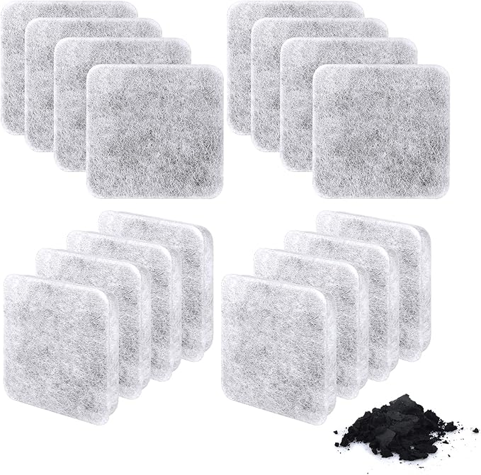 MyfatBOSS Dog Water Filter Replacement, Pet Fountain Filter Replacement Compatible with Petmate Replendish Mason Pet Water Fountain, Filter for Dog Water Dispenser -16 PACK
