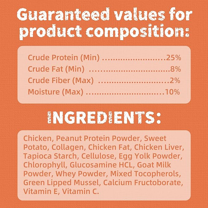 Just Try 16 OZ Collagen Cat Treats Healthy Cat Snacks Training Biscuits Skin Elasticity & Joint Health for Cats