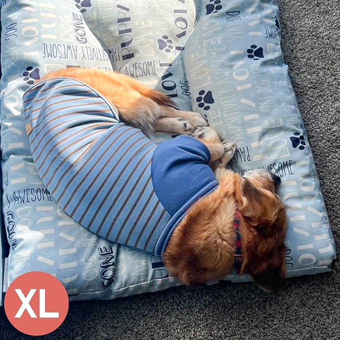 KYEESE 2Pack Dog Sweater, Soft Pet Sweatshirt Stretchy Pullover Dog Sweater for Small Medium Dogs Boy, Lightweight Fleece Pet Shirt Clothes with Sleeves, XL