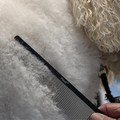 FlexIt Dog Grooming Comb - Perfect for Undercoat Deshedding, Undercoating & Finishing (Comb Only)