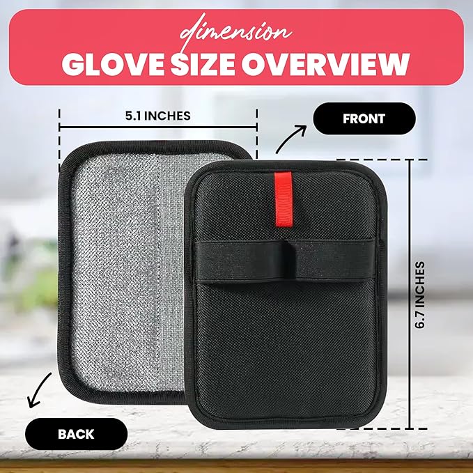 2 Pack Electrostatic Pet Hair Removal Glove for Dogs and Cats Reusable Pet Hair Remover Tool for Bed Carpets Clothing Couch Car Seats Mitts with Strong Grip Pet Hair Fur Removal Gloves Easy Grip