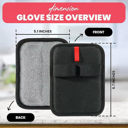 2 Pack Electrostatic Pet Hair Removal Glove for Dogs and Cats Reusable Pet Hair Remover Tool for Bed Carpets Clothing Couch Car Seats Mitts with Strong Grip Pet Hair Fur Removal Gloves Easy Grip