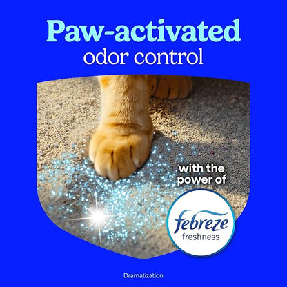 Fresh Step Odor Shield Advanced Multi Cat Clumping Litter with Febreze, 18.5 lb Each, Pack of 2 (Package May Vary)