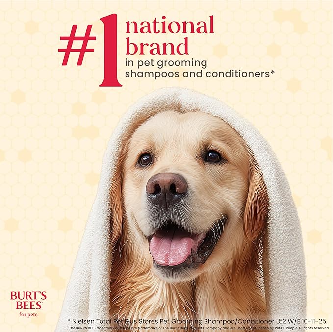 Burt’s Bees for Pets Itch Shampoo with Manuka Honey and Chamomile for Dogs, Itch Relief for Dogs - Naturally Derived Ingredients, 16 Fl Oz