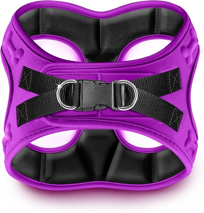 Comfort Fit No Pull Dog Harness – Adjustable Step-in Vest for Small, Medium & Large Dogs, Soft Padded with Leash Clips, Reflective Straps & Handle