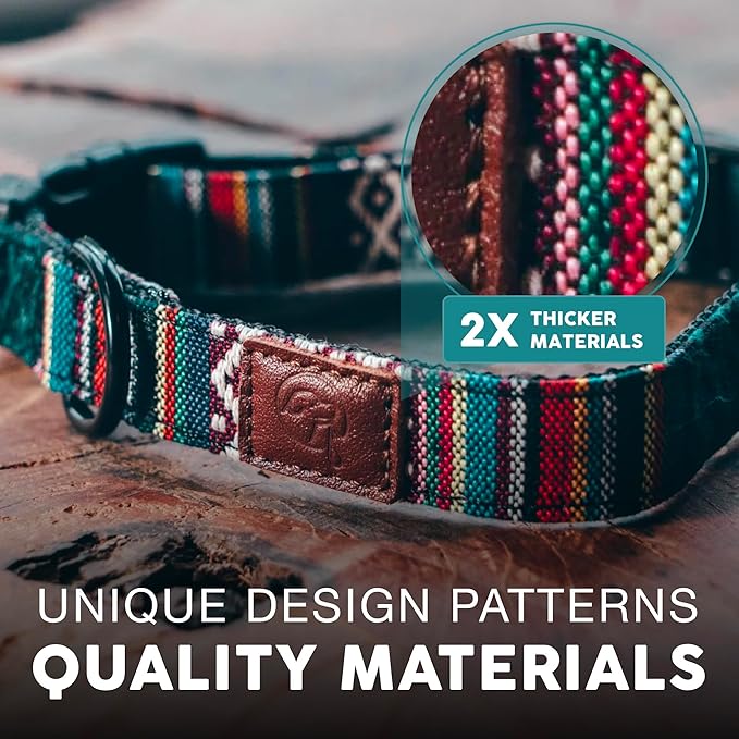 Embark Urban Dog Collar – Stylish & Durable Nylon Dog Collars for Small Dogs, Comfortable Pet Collar, Small Dog Collars for Male & Female Dogs with Strong Buckles. Adjustable Small Dog Collars