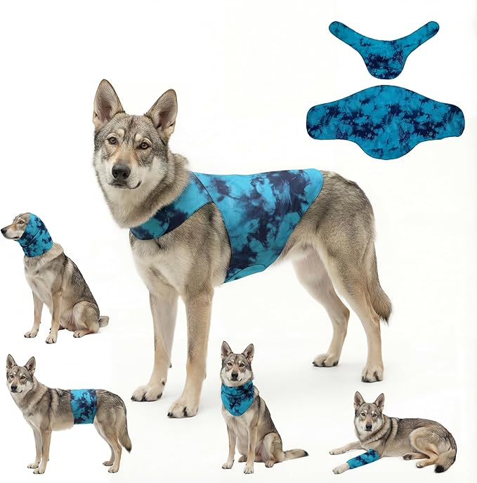 DAJIDALI® Dog & Cat Anxiety Vest & Female Spay Recovery Suit – Silent No-Velcro Calming Wrap – Universal Fit for All Breeds (Including Corgi & Frenchie)