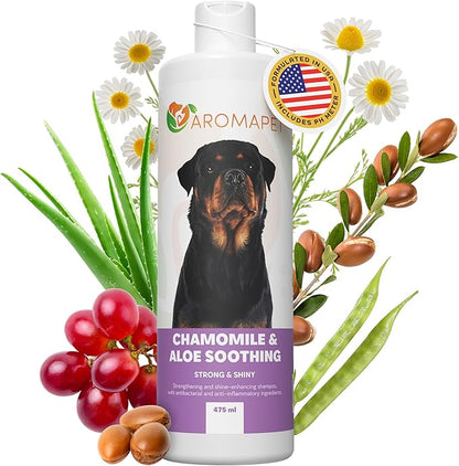 Sensitive Care -Tangle-Free-Silky Shine Softening and detangling Shampoo, Delicate Coat Clean & Odor Control Shampoo – Advanced Shine Formula for Dogs (Rottweilers, 16 Fluid Ounces)