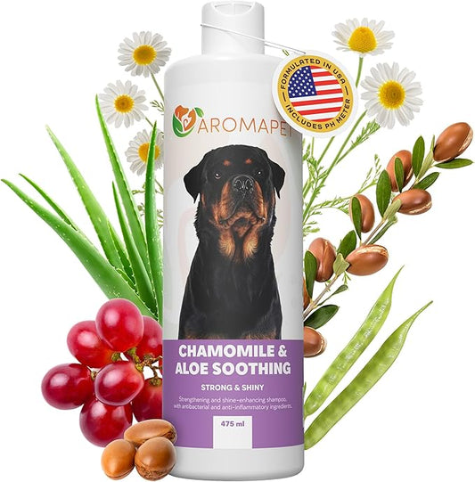 Sensitive Care -Tangle-Free-Silky Shine Softening and detangling Shampoo, Delicate Coat Clean & Odor Control Shampoo – Advanced Shine Formula for Dogs (Rottweilers, 16 Fluid Ounces)