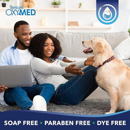 TropiClean OxyMed Hypoallergenic Hot Spot Treatment for Dogs, Dog Allergy Relief Spray, Gently Soothes Skin Irritation, Helps Alleviate Scratching, Chewing & Licking, Safe for Cats, 8oz.