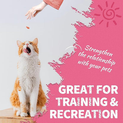 Just Try 13.4 OZ Urinary Tract Health Cat Treats for Indoor Cats, Cranberry & D-Mannose for Kidney Bladder and UT Support, Health Cat Supplement Crunchy Chews