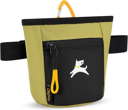 OllyDog Goodie Treat Bag, Dog Treat Pouch, Waist Belt Clip for Hands-Free Training, Magnetic Closure, Dog Training and Behavior Aids, Three Ways to Wear (Alchemy)