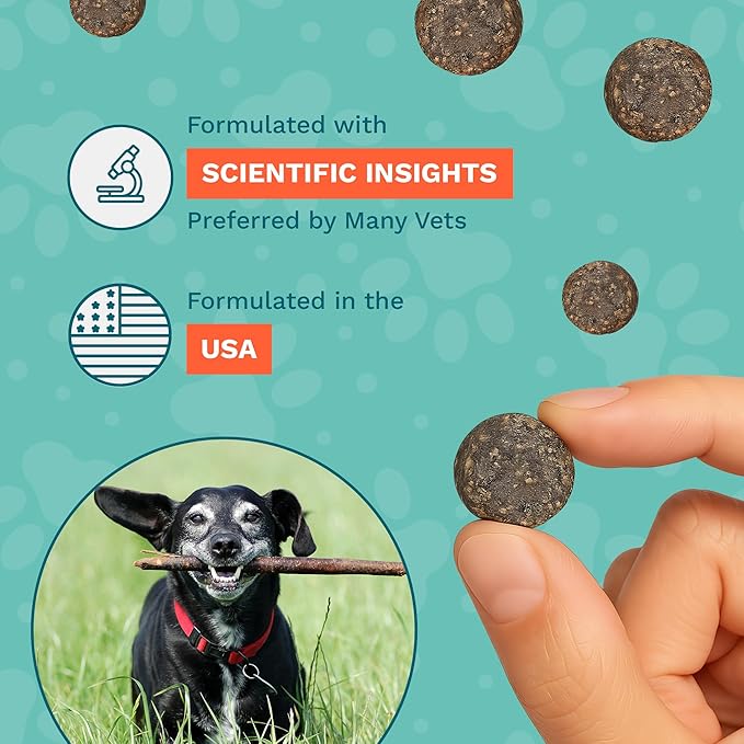 PawPa Regen, 120 Chews Veterinarian Recommended Regenerative Stem Cell Supplement for Senior Dogs, Supports Mobility, Appearance, Alertness, Hip & Joint, Delicious Beef Flavor Chews