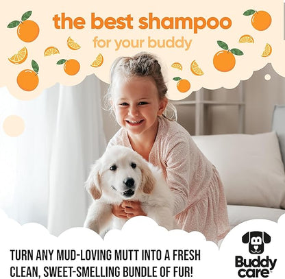 Orange Dog Shampoo by Buddycare | with Aloe Vera and Pro Vitamin B5 (50.72oz)