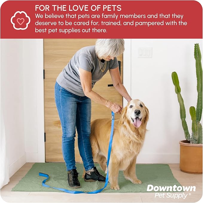 My Doggy Place Dog Mud Mat, 60" x 36" Sage – Thick Microfiber Entry Rug for Snow, Mud & Salt – Absorbent, Quick-Dry, Washer-Safe & Non-Slip, X-Large