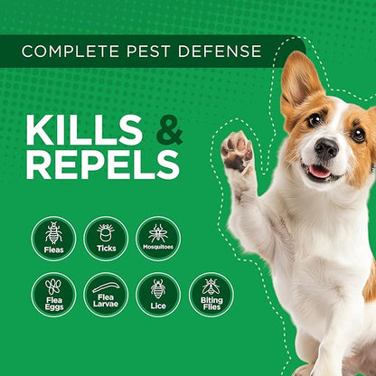 TevraPet Activate II Flea and Tick Prevention for Dogs | 4 Count | Small Dogs 4-10 lbs | Topical Drops | 4 Months Flea Treatment