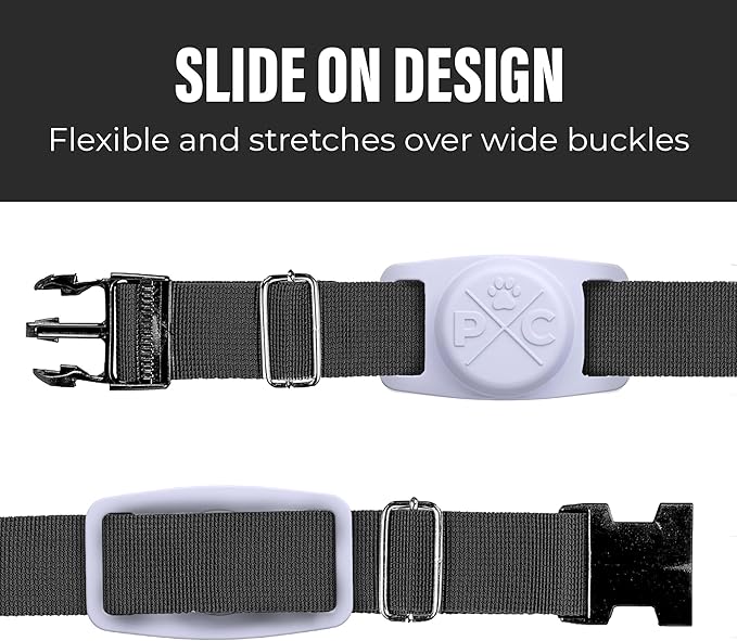 Pup Culture AirTag Collar | Protective Dog AirTag Holder - Track Pets Using Apple AirTag Technology