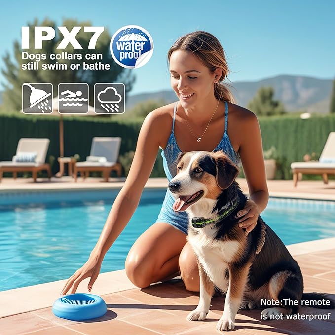 Heaflex Dog Training Collar, Rechargeable e-Collars for Dogs Training with Beep, Vibration, Humane Shock(1-99) Modes, 2600ft Waterproof Dog Shock Collar for Small Medium Large Dogs