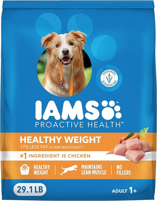IAMS Proactive Health Healthy Weight Control Adult Dry Dog Food with Real Chicken, 29.1 lb. Bag