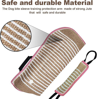 LWPITTY Professional Dog Bite Training Set - Tough Dog Bite Sleeve, Protection for K9, Pitbull, German Shepherd (4 Pack)