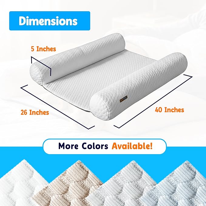 Does Your Dog Love You a Little Too Much at Night? Try Denmate:The First On-Bed Dog-Bed Designed to stabilize Nighttime Movement & Improve Dog & Owners Sleep. Machine Washable. Sleep Better Together