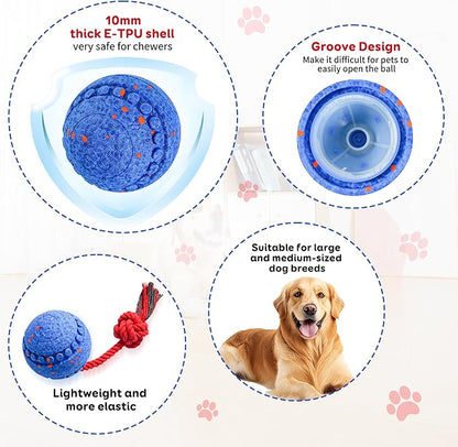 Interactive Dog Toy Motion Activated Pet Toys for Dogs, Safe E-TPU Material, Waterproof and Rechargeable, Durable Dog Toys for Medium and Large Dogs