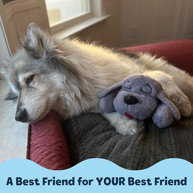 Snuggle Puppy Original Toys - Heartbeat Puppy for Dogs - Pet Anxiety Relief and Calming Aid - Comfort Dog Toys for Behavioral Training