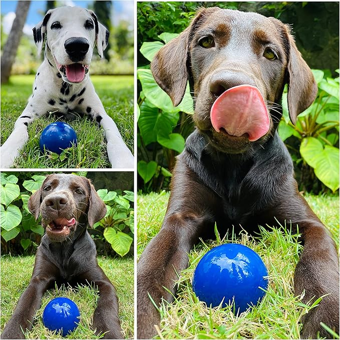Tuff Pupper SuperChewer Tough Dog Ball Toy | Lifetime Replacement | Strong Natural Rubber | Great Dog Fetch Toy | Chew Toys for Dogs | Ultra Durable Chew Toys for Aggressive Chewers | for All Breeds