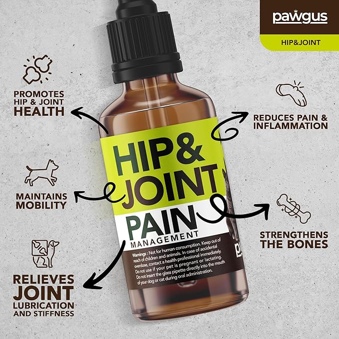 Hip and Joint Support for Dogs Cats - Pain Relief with Glucosamine, Chondroitin, Boswellia, MSM, Hyaluronic Acid, Collagens, Dewil's Claw - Healthy Aging- Mobility Lubrication, Stiffness Relief