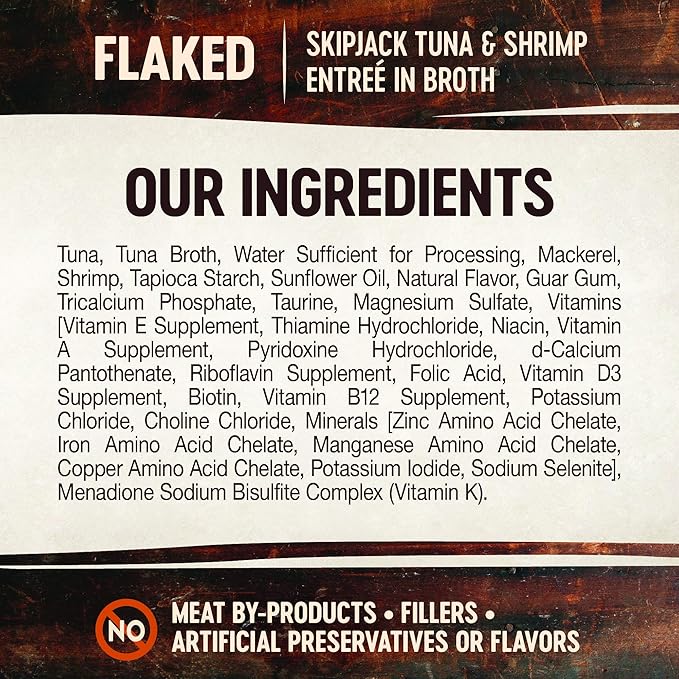 Wellness CORE Signature Selects Flaked Adult Wet Cat Food, Natural, Protein-Rich, Grain Free, 5.3 Ounce, 12 Pack (Skipjack Tuna & Shrimp)