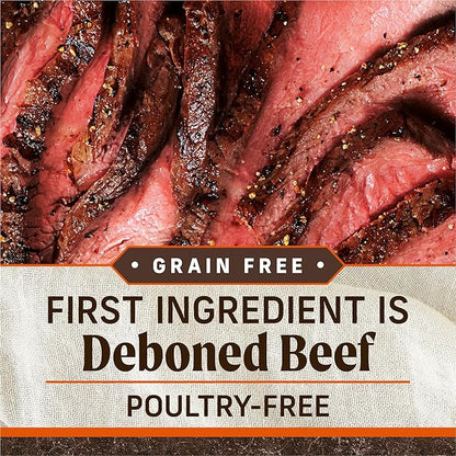 Merrick Premium Grain Free Dry Adult Dog Food, Wholesome And Natural Kibble, Real Texas Beef And Sweet Potato - 10.0 lb. Bag