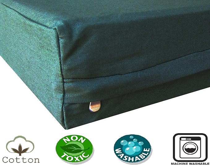 Dogbed4less Orthopedic Gel Infused Memory Foam Dog Bed for Large Pet, Waterproof Liner with Durable Canvas Cover, 55X37X4 Inch, Fit 54X37 Crate