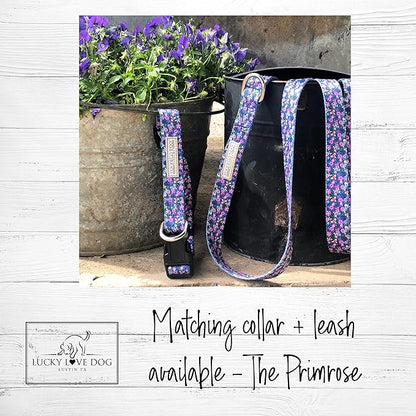 Lucky Love Dog No Pull Dog Harness, Adjustable and Easy to Walk, Cute Patterned Harness for Large Male & Female Dogs - Primrose, Large