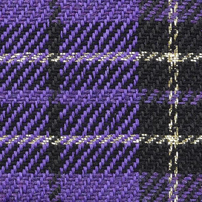 GAMUDA Small Dog Harness Collar and Leash Set, Step in No Chock No Pull Soft Mesh Adjustable Dog Vest Harnesses Plaid Reflective for Dogs Puppy Cats Kitten Rabbit (Purple, XS)