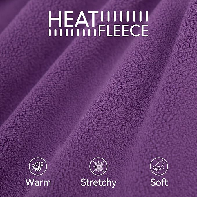 cyeollo XXL Dog Sweater, Fleece Doggy Sweaters Stretchy Turtleneck Doggie Sweatshirt Soft Warm Winter Coat Fall Autumn Pet Clothes for Large Dogs Girl, Purple 2XL