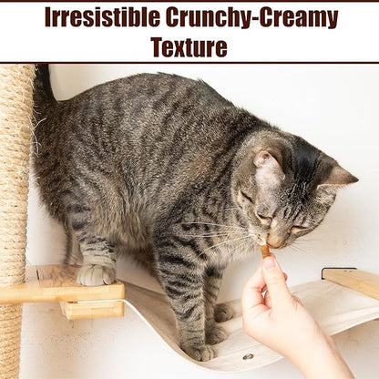 Fieldcrest Farms Nothin’ to Hide Collagen Cat Treats – Crunchy & Creamy Cat Snacks, High-Protein Healthy Treats for Skin, Coat & Joint Support, Tuna Flavor, 3 oz. Bag
