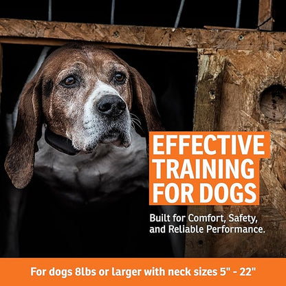 SportDOG NoBark SBC-R - Waterproof, Lightweight & Programmable Barking Correction Collar - Multiple Stimulation Levels for Outdoor Temperament Training - Black