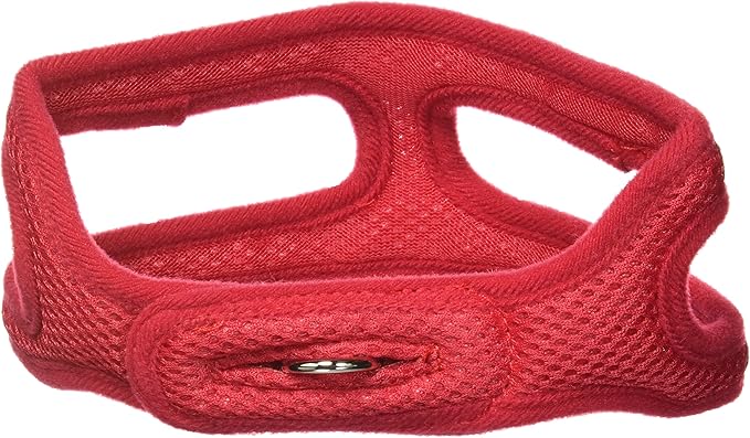 ChokeFree Velpro Mesh Pet Shoulder Harness Collar, 15"-16", Red