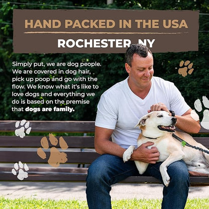 Mighty Paw Yak Cheese Dog Chews - All-Natural Treats for Dogs - High Protein Treat with 68 Grams of Protein Per Chew - Delicious and Long Lasting - Limited Ingredients - Monster 4 Pack
