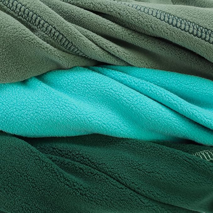 Fitwarm 3 Pack Fleece Sweater, Turtleneck Sweatshirt, Winter Clothes for Small Dogs & Cats, Pet Pullover Jumper, Cat Apparel, Dark Green, Teal Green, Olive Green, XS
