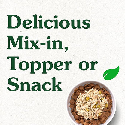 Greenies Smart Topper High Protein Wet Mix-in for Dogs, Chicken, Peas, Apples & Brown Rice Recipe in Vitabroth Broth - Bone Broth + Vitamins E & B1, 10 Count