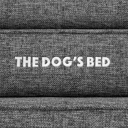 The Dog’s Bed Orthopedic Memory Foam Dog Bed, XL Grey Linen, Pain Relief for Arthritis, Hip & Elbow Dysplasia, Post Surgery, Lameness, Calming, Waterproof Washable Covers, Veterinary Approved