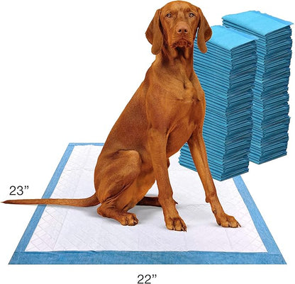 Four Paws Wee-Wee Odor Control Advanced Formula Unscented Pee Pads for Dogs & Puppies, Leak-Proof Housebreaking Potty Training Floor Protection, 22" x 23", 100 Count