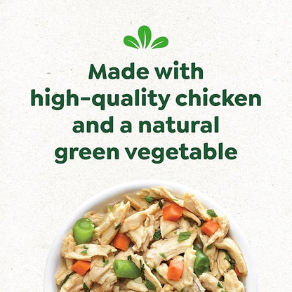 Greenies Smart Topper High Protein Wet Mix-in for Dogs, Chicken, Green Beans & Sweet Potatoes Recipe in Vitabroth Broth - Bone Broth + Vitamins E & B1, 10 Count