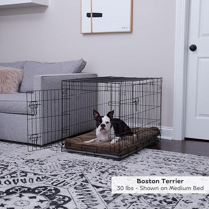 Happy Hounds Cooper Deluxe Reversible Crate Pad - Medium - Latte