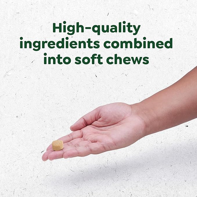 Greenies Supplements Hip and Joint Supplement for Dogs, Chicken Flavor, 80-Count Tub, Pack of 2