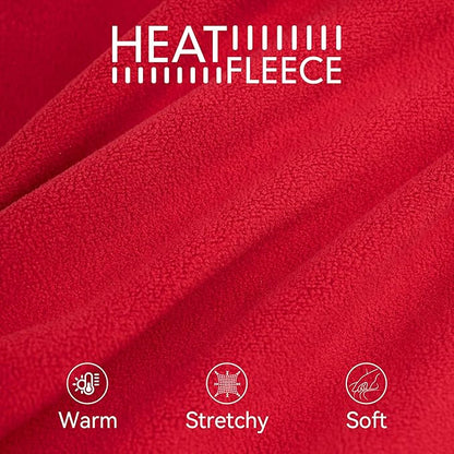 cyeollo Small Dog Sweater, Fleece Dog Sweaters Turtleneck Vest Soft Puppy Sweatshirt Stretchy Pet Fall Autumn Coat Warm Winter Clothes for Small Dogs Girl, Red L